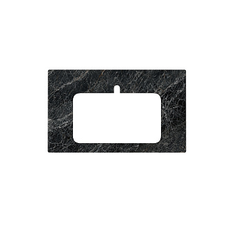 Столешница KERAMA MARAZZI Plaza PL2.VT93.80 Керамогранит 80х48см Риальто тёмный серый лаппатированный