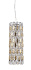 Светильник подвесной CRYSTAL LUX LIRICA LIRICA SP3 CHROME/GOLD-TRANSPARENT 180Вт E14