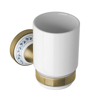 Стакан в ванную BEMETA KERA 144710017 бронза/прозрачный