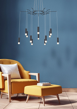 Светильник подвесной Maytoni Davida MOD035PL-12B 6Вт G9