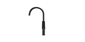 Смеситель для кухни LEMARK Bronx LM3705BL высокий излив чёрный