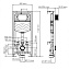 Инсталляция для подвесного унитаза WASSERKRAFT 10TLT.010.ME.CH01