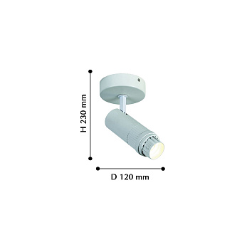 Спот Favourite Optica 2415-1W 12Вт 1 лампа LED