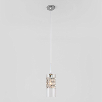 Светильник подвесной Eurosvet Pilar 50148/1 хром 40Вт E27
