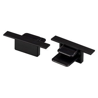 Заглушка шинопровода Arlight 038684 чёрный для однофазного трека