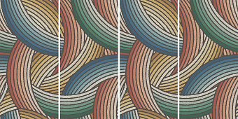 Декор ABK Wide and Style PF60005539 D+ Cp Twist Multicolor 240х120см 11,52кв.м.