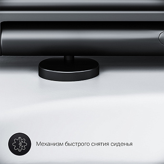 Унитаз подвесной AM-PM Gem C901700SCmb безободковый с микролифтом