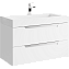 Тумба с раковиной AQWELLA Cube CUB0109W 45х89,8х50,8см