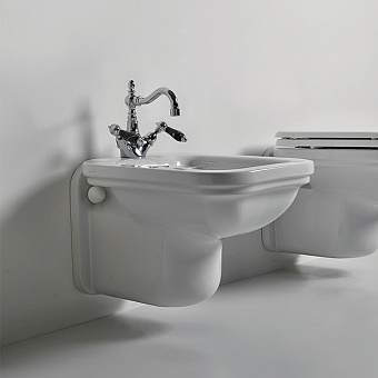 Биде подвесное Kerasan Waldorf 4125K1bi/cr*1