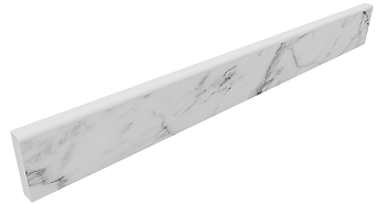 Плинтус ESTIMA ALBA Skirting/AB01_PS/7x60 белый 7х60см 0,756кв.м.