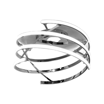 Светильник потолочный Eurosvet BREEZE 90229/3 хром 140Вт LED