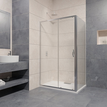 Угловое ограждение RGW Passage 35087647-21 PA-76 195х70см стекло матовое-сатинат
