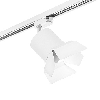 Трековый светильник Lightstar Rullo R1T3486486 15Вт GX 5.3 белый для однофазного трека