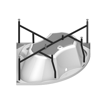 Ванна акриловая RADOMIR Сандра 2-78-0-0-1-221 149х149см пристенная