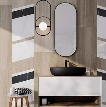Декор KERAMA MARAZZI Бертран ID130 микс глянцевая 40х120см 0,48кв.м.