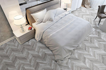 Пробковый пол CORKSTYLE CHEVRON-LOCK 1235х305х10мм Chevron Silver Chevron Silver 1,883кв.м