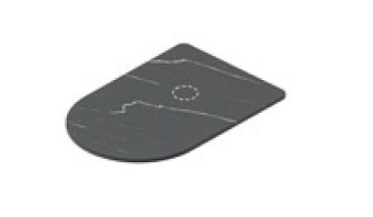 Столешница ArtCeram FLAIR 3.0 TFA009 91 Мрамор 46х85см black & gold