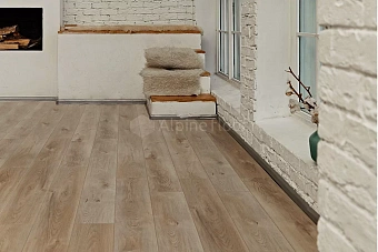 Виниловый ламинат Alpine Floor Дуб натуральный отбеленный ЕСО 7-5 1524х180х8мм 43 класс 2,2кв.м