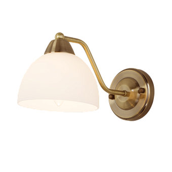 Бра Eurosvet Carissa 30172/1 античная бронза 40Вт E27