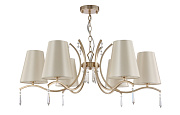 Люстра подвесная CRYSTAL LUX RENATA RENATA SP6 GOLD 360Вт 6 лампочек E14