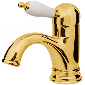 Смеситель для раковины Boheme Tradizionale Oro 281 золотой