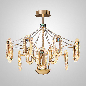 Люстра потолочная ImperiumLOFT Kezia 193308-23 144Вт 12 лампочек LED