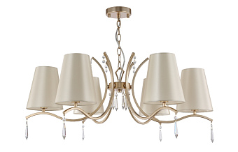 Люстра подвесная CRYSTAL LUX RENATA RENATA SP6 GOLD 360Вт 6 лампочек E14
