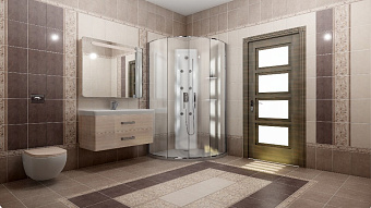 Настенная плитка KERAMA MARAZZI Вилла Флоридиана 8246 бежевый 20х30см 1,5кв.м. глянцевая