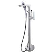 Смеситель для ванны LEMARK Melange LM4944CW белый/хром
