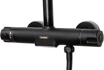 Душевая система Maxonor MN2487-7 PURE LIFE чёрный