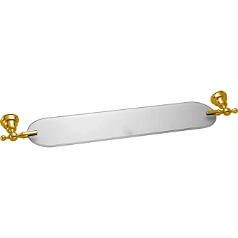 Полка в ванную Cisal Arcana AR09043024-ярусная 13,5х60,5см золото