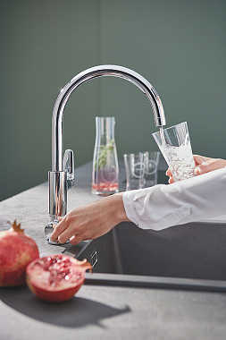 Смеситель для кухни GROHE Blue Pure Eurosmart 30499000 традиционный излив хром