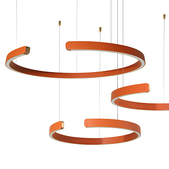 Светильник подвесной Loft It Ring 10025/3 Orange 108Вт LED
