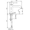 Смеситель для раковины Paini Cox 78PJ205O золото