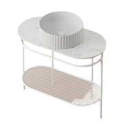 Консоль под раковину ArtCeram FLAIR 4.0 ACA068 05 bianco matt