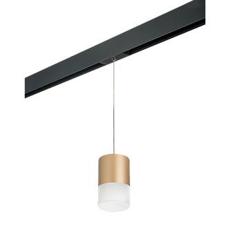 Трековый светильник Lightstar Rullo PRORP349081 15Вт GX 5.3 золото для однофазного трека