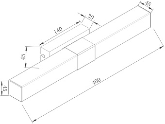 Подсветка для зеркал Maytoni Glanz MIR006WL-L8CH 8Вт LED