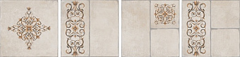 Матовый керамогранит KERAMA MARAZZI Каменный остров SG926200N светлый декорированный 30х30см 1,44кв.м.