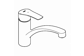 Смеситель для кухни GROHE Eurosmart 30260003 поворотный излив хром