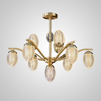 Люстра потолочная ImperiumLOFT Enterprise 192779-23 400Вт 10 лампочек G9