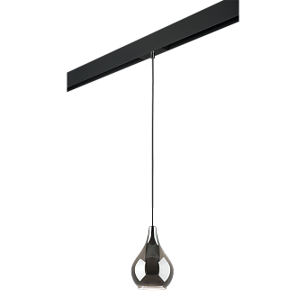 Трековый светильник Lightstar Pentola PRO803037 25Вт G9 дымчатый для однофазного трека