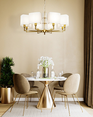 Светильник подвесной Maytoni Metropolitan H015PL-08G 40Вт E14