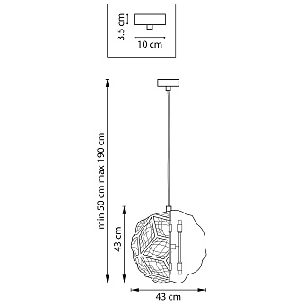 Светильник подвесной Lightstar Fermo 724364 40Вт G9