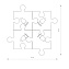 Светильник настенно-потолочный Nowodvorski Puzzle 9728 60Вт GU10