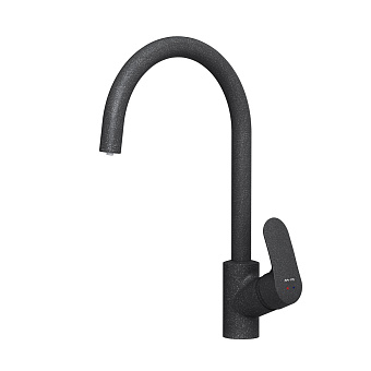 Смеситель для кухни AM-PM Like F8007722 высокий излив чёрный