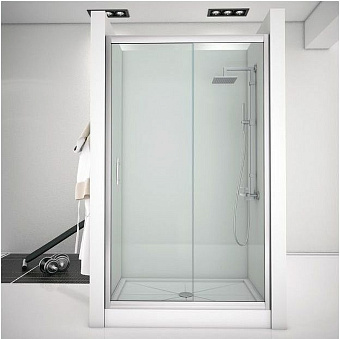 Душевая дверь AQUANET Alfa 273611 200х161,5см стекло прозрачное