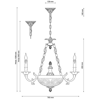 Бра Lucia Tucci FIRENZE W1781.2 antique gold 120Вт E14