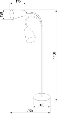 Торшер TK Lighting Wire 1099 60Вт E27