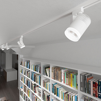 Трековый светильник Elektrostandard Accord a039437 LTB17 20Вт LED белый для однофазного трека