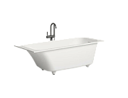 Ванна каменная SALINI ORLANDA 102116GRH 170х80см встраиваемая
